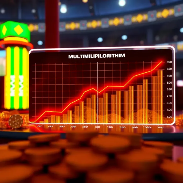 Graph showing the progressive multiplier increase during a Bangbet crash game round