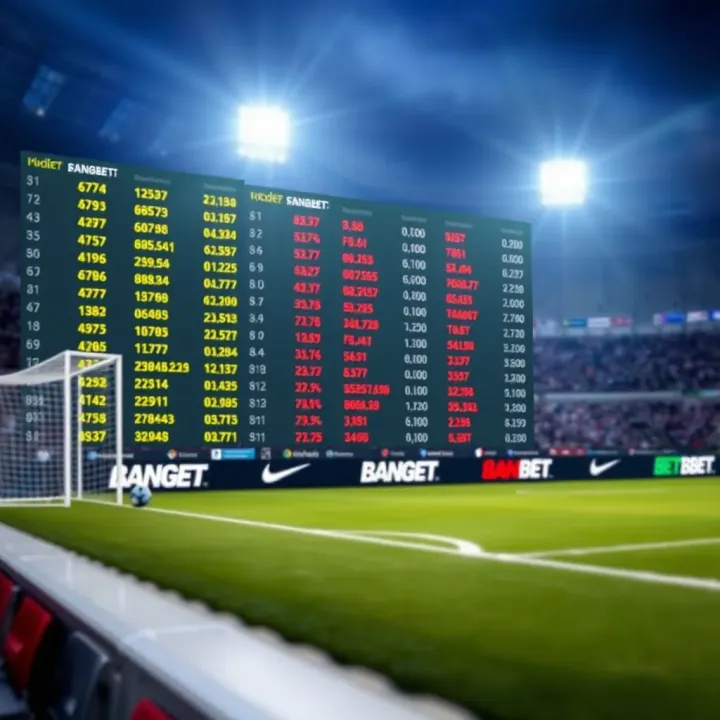 Football betting odds displayed with focus on statistical trends and market value