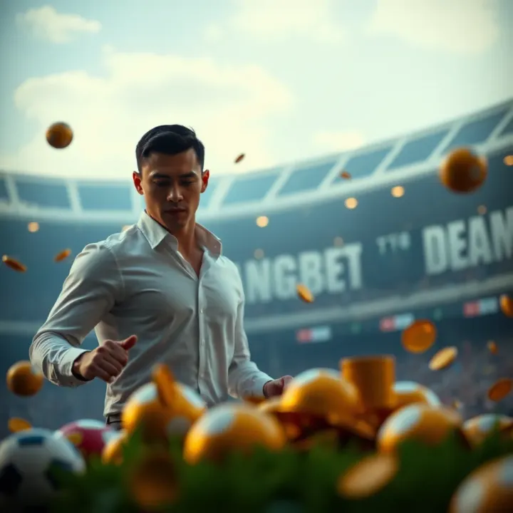 Visual representation of maximizing betting success and avoiding scams with Bangbet's booking code